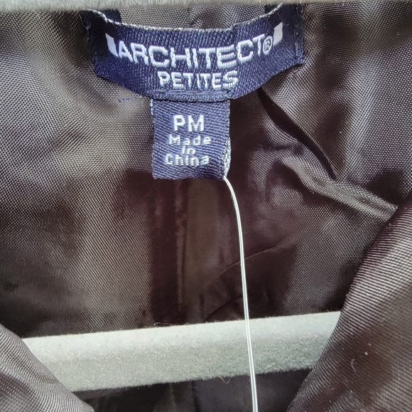 Architect Petites Black Quilted Vest Med NWT - Picture 4 of 6